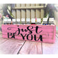 Handmade Essential Oil Holder – Holds 10 Bottles – “Just Be You” – Customizable Colors – Rustic Wooden Storage - Essential Oil Gift
