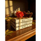 Handmade Wooden Book Stack - Rustic Fall Decor Sign