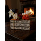 Handmade Wooden Book Stack - Rustic Fall Decor Sign