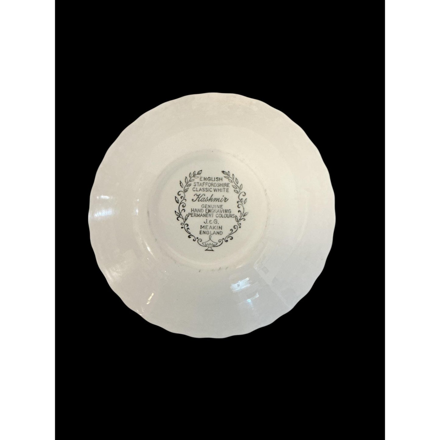 Churchill Kashmir Floral Stoneware Bowl, Scalloped Edge (6.5")