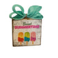 Basket Case Designs Sweet Summertime Wood Block Sign Popsicle Decor 4x4 NEW
