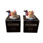 1996 Old World Collectibles Christmas Candle Holders Hand-Painted Porcelain