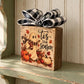 Basket Case Wood Block Fall Decor Ghost Football Tis the Season Buffalo Check