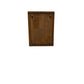 Vintage Handmade Wooden Photo Frame With Plastic Cover & Brass Screws