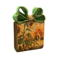 Handmade Sunflower Wood Block Decor with Green Burlap Bow 4x4 Fall Farmhouse